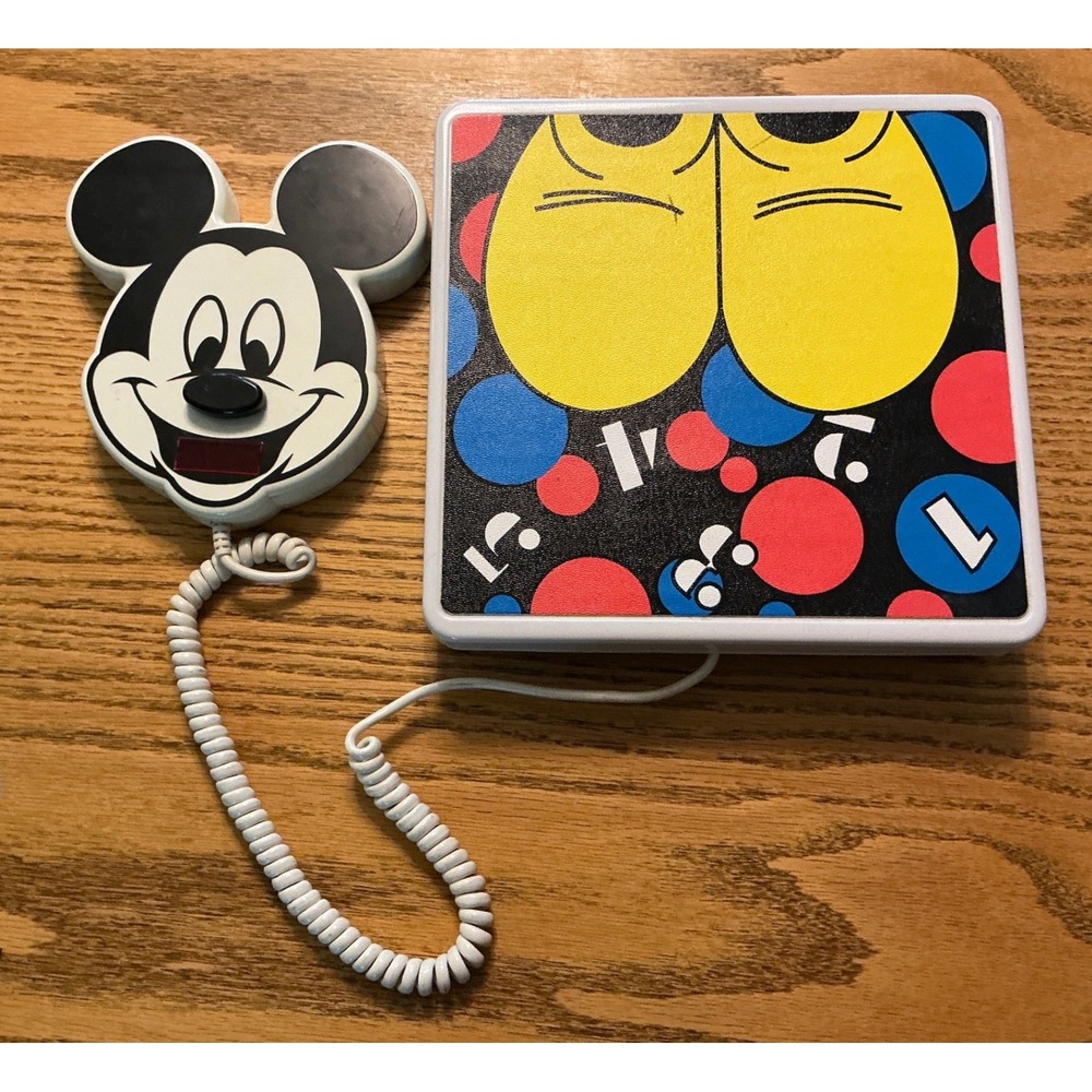Vintage Disney Mickey Mouse scale for weighing works Grow and weigh scale